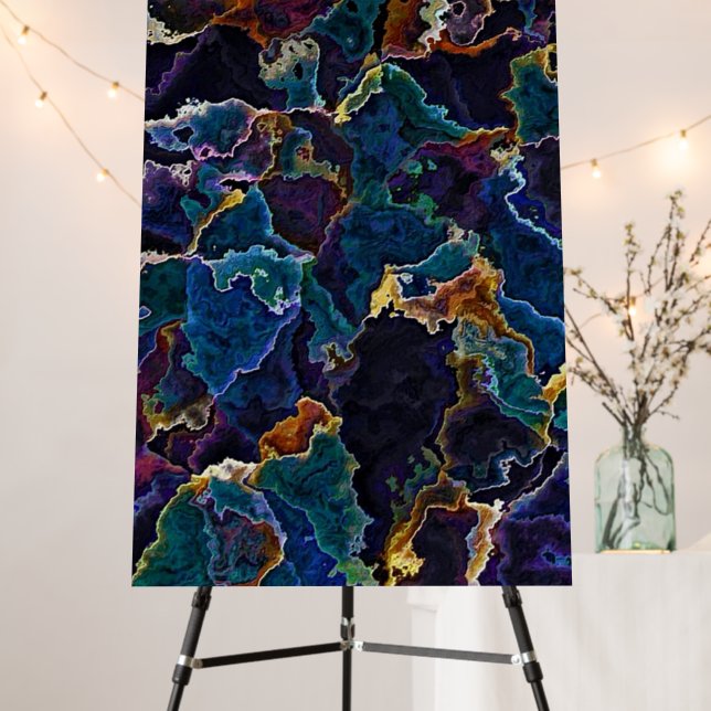 Oil Slick  Foam Board (In Situ (Stand))