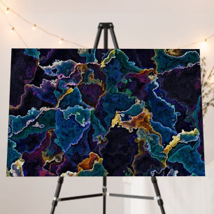 Oil Slick Foam Board