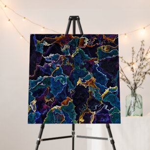 Oil Slick  Foam Board