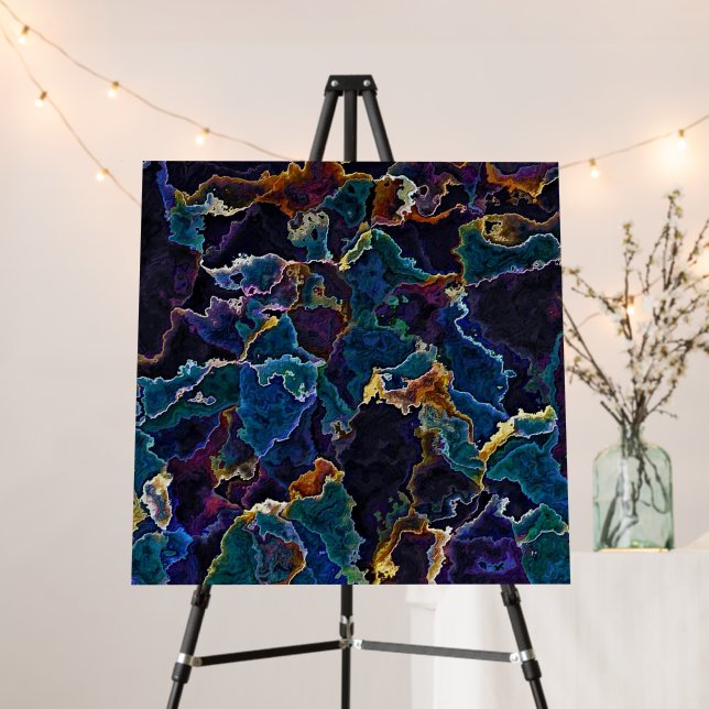 Oil Slick  Foam Board (In Situ (Stand))