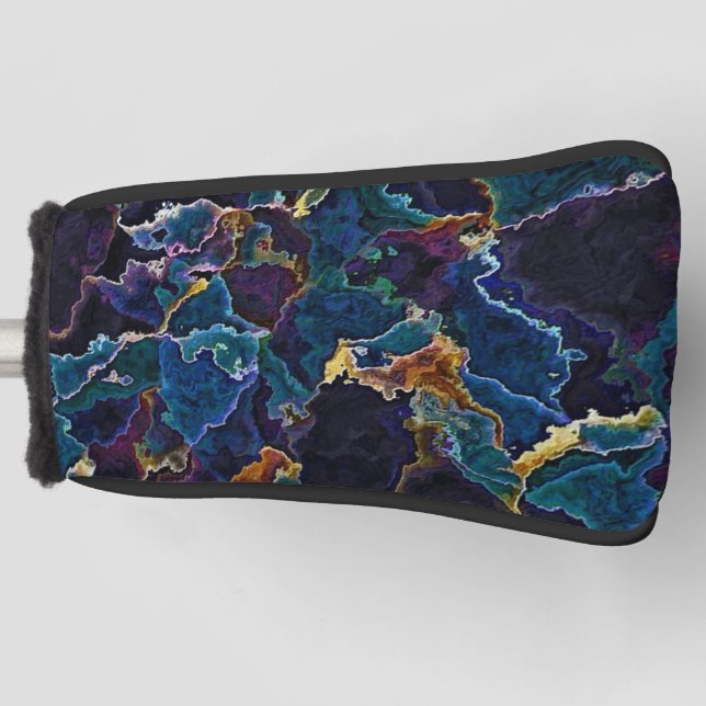 Oil Slick  Golf Head Cover (Front)