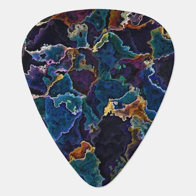 Oil Slick  Guitar Pick (Front)