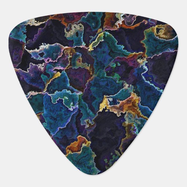 Oil Slick  Guitar Pick (Front)