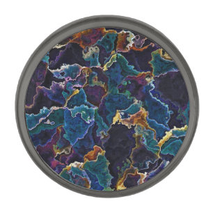 Oil Slick Gunmetal Finish Lapel Pin