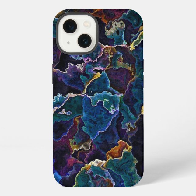 Oil Slick  Iphone Case (Back)