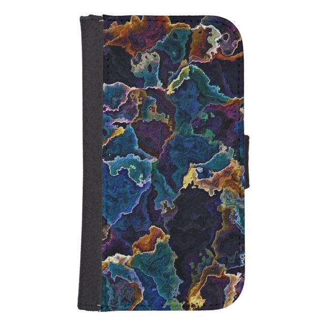 Oil Slick  iPhone Wallet Case (Front)