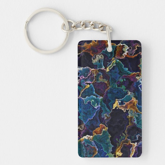 Oil Slick  Keychain (Front)