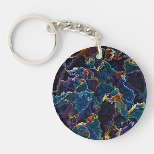 Oil Slick Keychain