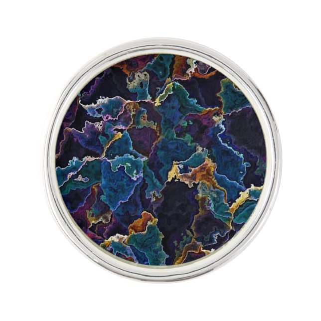 Oil Slick  Lapel Pin (Front)