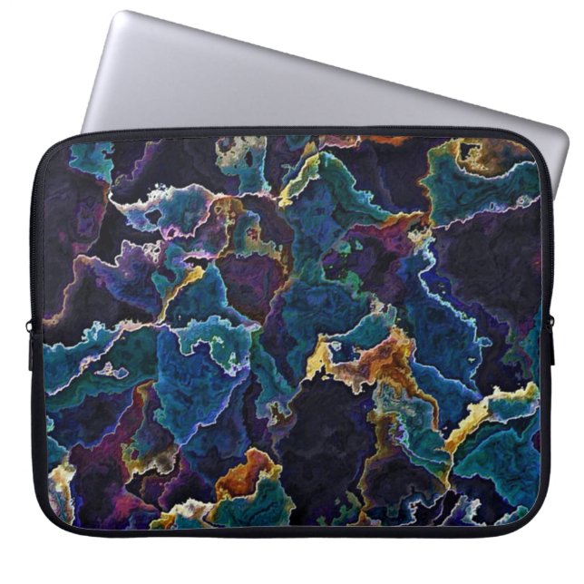 Oil Slick  Laptop Sleeve (Front)