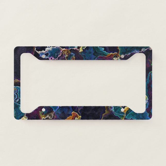 Oil Slick  License Plate Frame (Front)