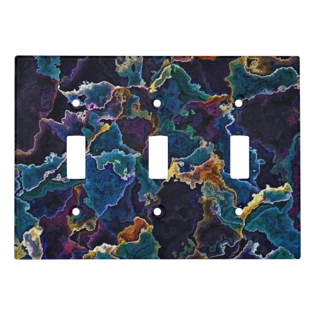 Oil Slick  Light Switch Cover (Front)