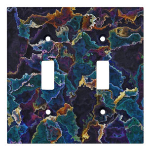 Oil Slick   Light Switch Cover