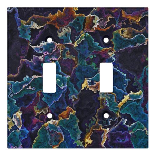 Oil Slick   Light Switch Cover