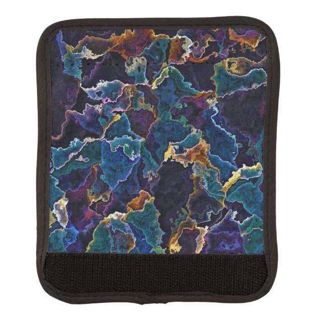 Oil Slick  Luggage Handle Wrap (Front)