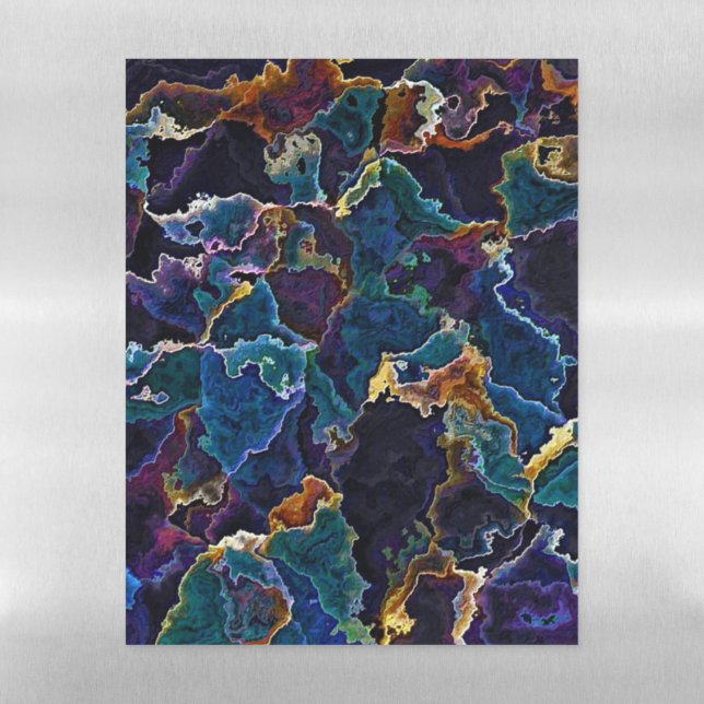 Oil Slick  Magnetic Dry Erase Sheet (Vertical)