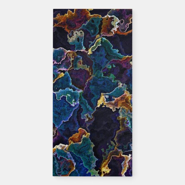 Oil Slick  Magnetic Notepad (Front)