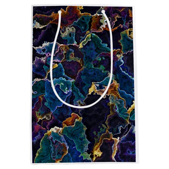 Oil Slick   Medium Gift Bag (Front)