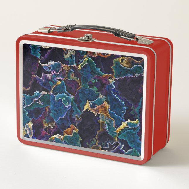 Oil Slick  Metal Lunch Box (Front)