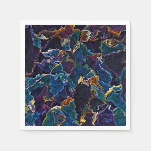 Oil Slick Napkins