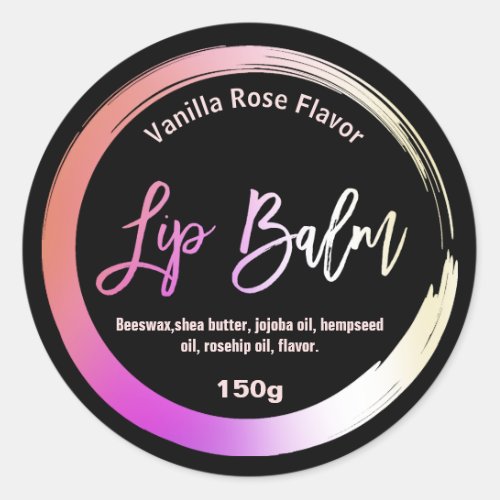 Oil Slick Paint Lip Balm Labels