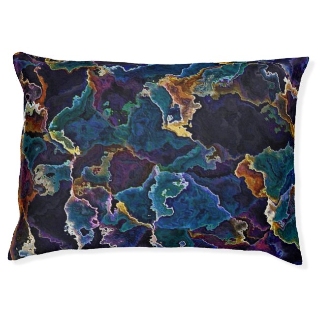 Oil Slick  Pet Bed (Front)