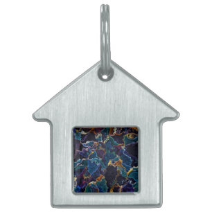 Oil Slick Pet ID Tag