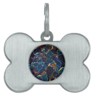 Oil Slick  Pet ID Tag