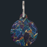 Oil Slick  Pet ID Tag<br><div class="desc">Follow my work on Instagram @MRNStudios</div>