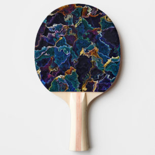 Oil Slick  Ping Pong Paddle