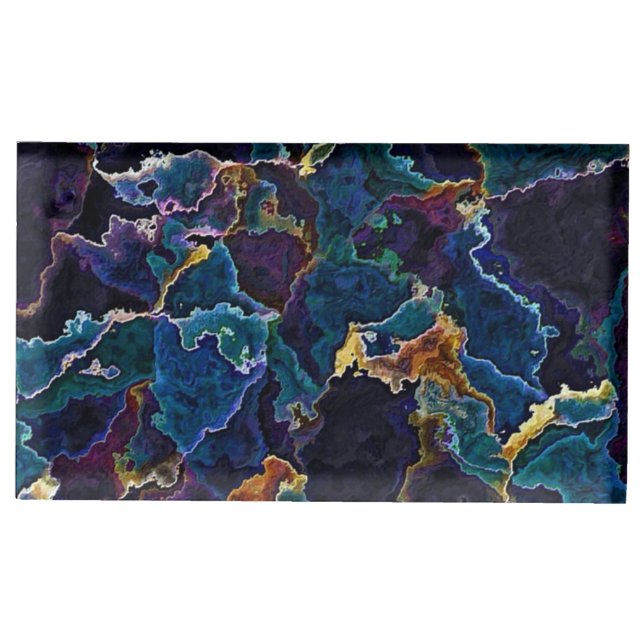 Oil Slick  Place Card Holder (Front)