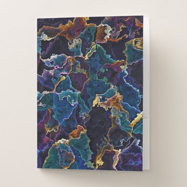 Oil Slick  Pocket Folder (Front)
