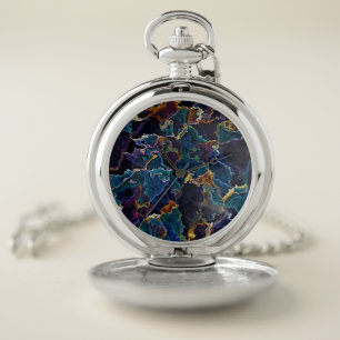 Oil Slick  Pocket Watch