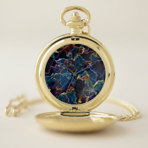 Oil Slick Pocket Watch