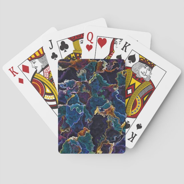 Oil Slick  Poker Cards (Back)