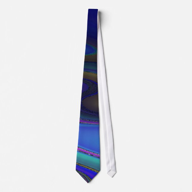 Oil Slick Rainbow Fade Tie (Front)