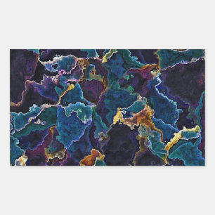 Oil Slick Rectangular Sticker