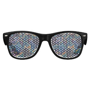 Oil Slick  Retro Sunglasses
