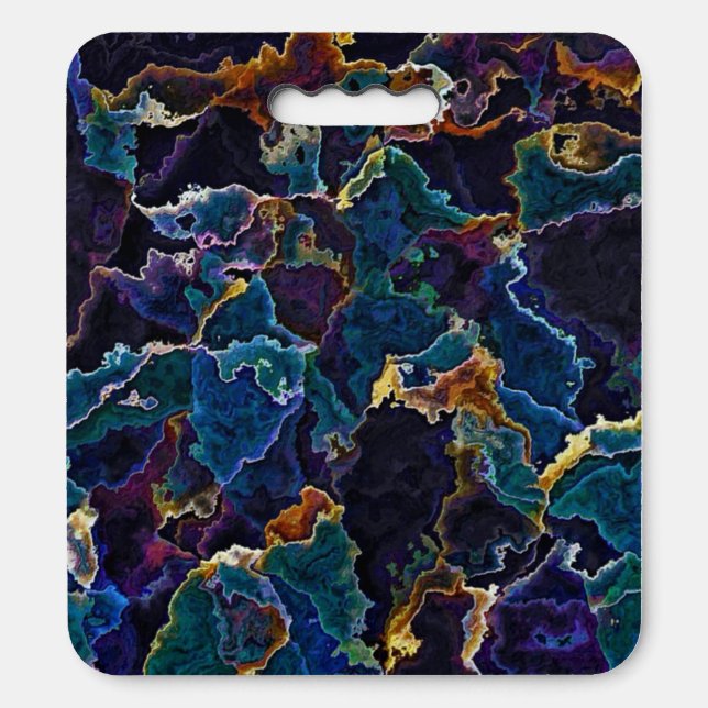 Oil Slick  Seat Cushion (Front Vertical)