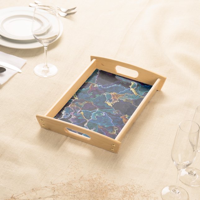 Oil Slick  Serving Tray (Front)