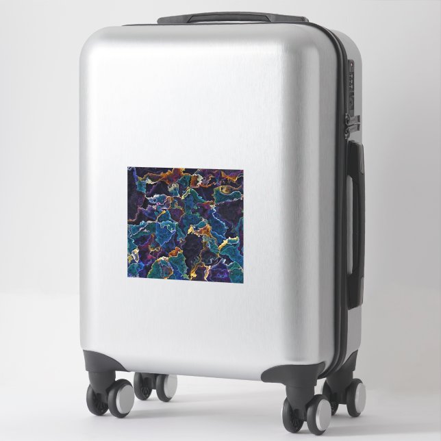 Oil Slick  Sticker (Suitcase)
