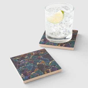 Oil Slick  Stone Coaster