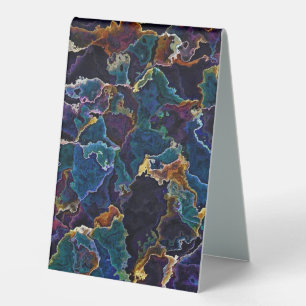 Oil Slick  Table Tent Sign