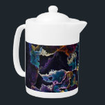 Oil Slick  Teapot<br><div class="desc">Follow my work on Instagram @MRNStudios or ko-fi.com/MRNStudios</div>