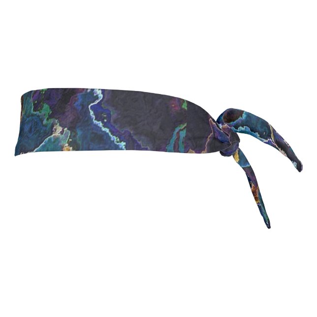 Oil Slick  Tie Headband (Rotate 90)