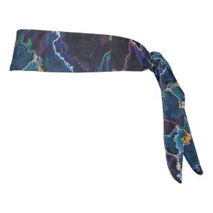Oil Slick  Tie Headband