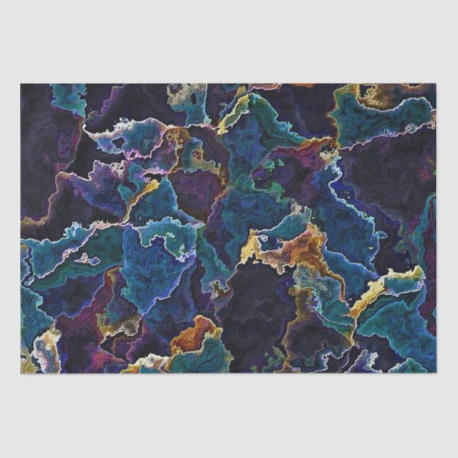 Oil Slick  Tissue Paper (Front)