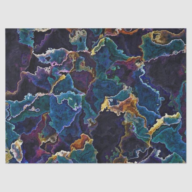Oil Slick  Tissue Paper (Front)