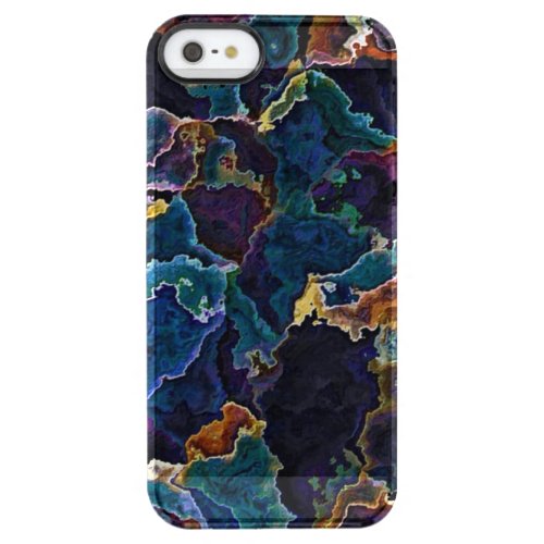 Oil Slick  Clear iPhone SE55s Case