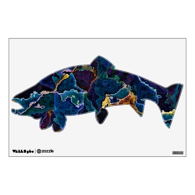 Oil Slick  Wall Decal (Front)